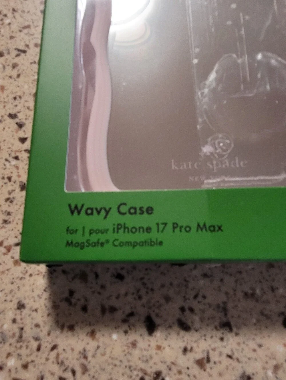 Kate Spade New York iPhone 17 Pro Max Pink Mirrored Protective Cell Phone Case.